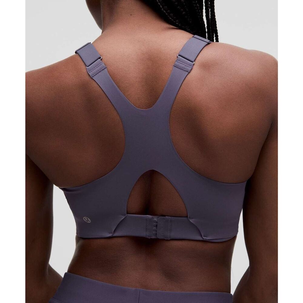 Lululemon Ultralu Square-Neck Workout Bra Medium Support Nightfall Purple 4